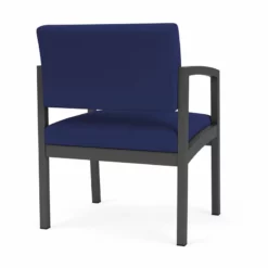 Lesro Lenox Steel Polyurethane Oversize Guest Chair In Charcoal/Castillo Metal -CYMAX Sales 2473250 2 L