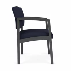 Lesro Lenox Steel Fabric Oversize Guest Chair In Charcoal/Open House Black -CYMAX Sales 2473251 1 L 4
