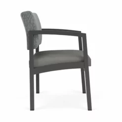 Lesro Lenox Steel Fabric Oversize Guest Chair In Charcoal/Open House Black -CYMAX Sales 2473252 1 L 4