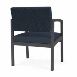 Lesro Lenox Steel Oversize Guest Chair - Charcoal/Adler Nocturnal/Castillo Black -CYMAX Sales 2473253 2 L 2