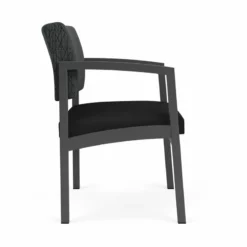 Lesro Lenox Steel Polyurethane Oversize Guest Chair In Charcoal/Castillo Metal -CYMAX Sales 2473254 1 L
