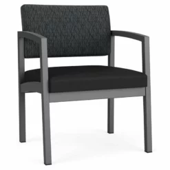 Lesro Lenox Steel Polyurethane Oversize Guest Chair In Charcoal/Castillo Black -CYMAX Sales 2473254 L 5