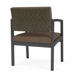 Lesro Lenox Steel Fabric Oversize Guest Chair In Charcoal/Open House Black -CYMAX Sales 2473255 2 L 4