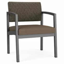 Lesro Lenox Steel Oversize Chair In Charcoal/Adler Midnight Sky/Castillo Batik