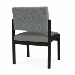 Lesro Lenox Steel Fabric Armless Guest Chair In Black/Adler Nocturnal -CYMAX Sales 2473276 2 L