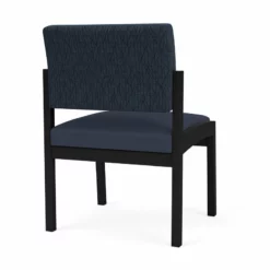 Lesro Lenox Steel Fabric Armless Guest Chair In Black/Adler Nocturnal -CYMAX Sales 2473277 2 L