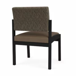 Lesro Lenox Steel Fabric Armless Guest Chair In Black/Adler Nocturnal -CYMAX Sales 2473279 2 L