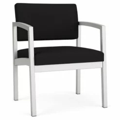 Lesro Lenox Steel Polyurethane Oversize Guest Chair In Silver/Castillo Metal 40 Lesro Lenox Steel Polyurethane Oversize Guest Chair In Silver/Castillo Metal -CYMAX Sales 2473281 L 2