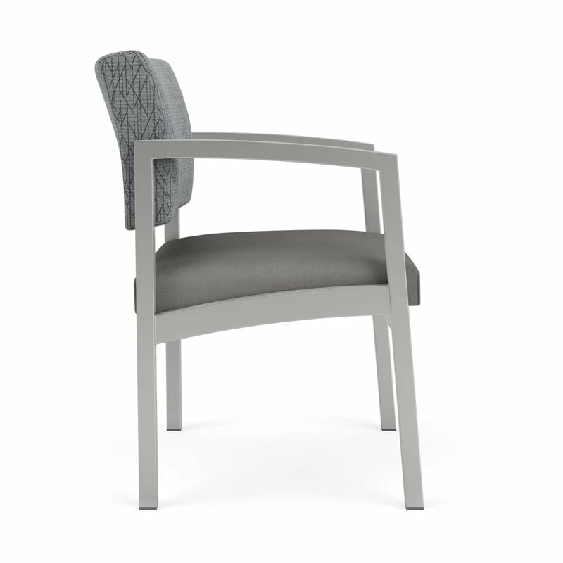 Lesro Lenox Steel Polyurethane Oversize Guest Chair In Silver/Castillo Metal 13 Lesro Lenox Steel Polyurethane Oversize Guest Chair In Silver/Castillo Metal - Image 11