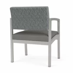 Lesro Lenox Steel Fabric Oversize Guest Chair In Silver/Adler Gray Flannel 33 Lesro Lenox Steel Fabric Oversize Guest Chair In Silver/Adler Gray Flannel -CYMAX Sales 2473284 2 L