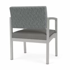 Lesro Lenox Steel Fabric Oversize Guest Chair In Silver/Adler Midnight Sky -CYMAX Sales 2473284 2 L 5