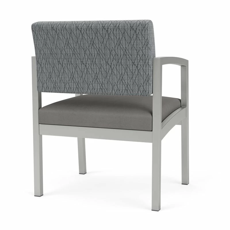Lesro Lenox Steel Fabric Oversize Guest Chair In Silver/Open House Navy 14 Lesro Lenox Steel Fabric Oversize Guest Chair In Silver/Open House Navy - Image 12