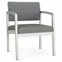 Lesro Lenox Steel Fabric Oversize Guest Chair In Silver/Adler Gray Flannel 31 Lesro Lenox Steel Fabric Oversize Guest Chair In Silver/Adler Gray Flannel -CYMAX Sales 2473284 L
