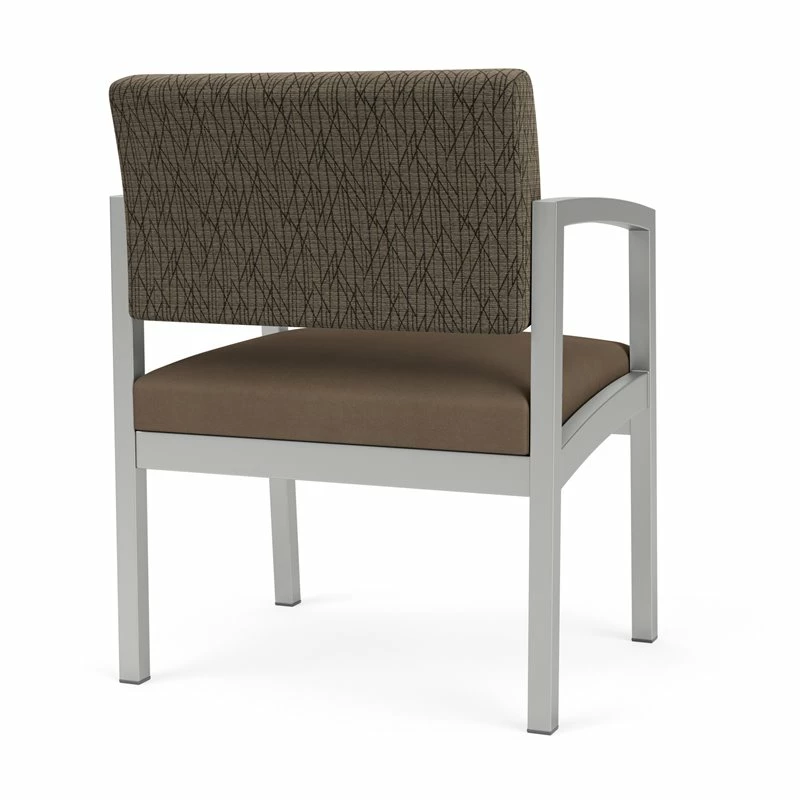 Lesro Lenox Steel Fabric Oversize Guest Chair In Silver/Adler Gray Flannel 5 Lesro Lenox Steel Fabric Oversize Guest Chair In Silver/Adler Gray Flannel - Image 3