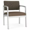 Lesro Lenox Steel Polyurethane Oversize Guest Chair In Silver/Castillo Quarry -CYMAX Sales 2473287 L 1