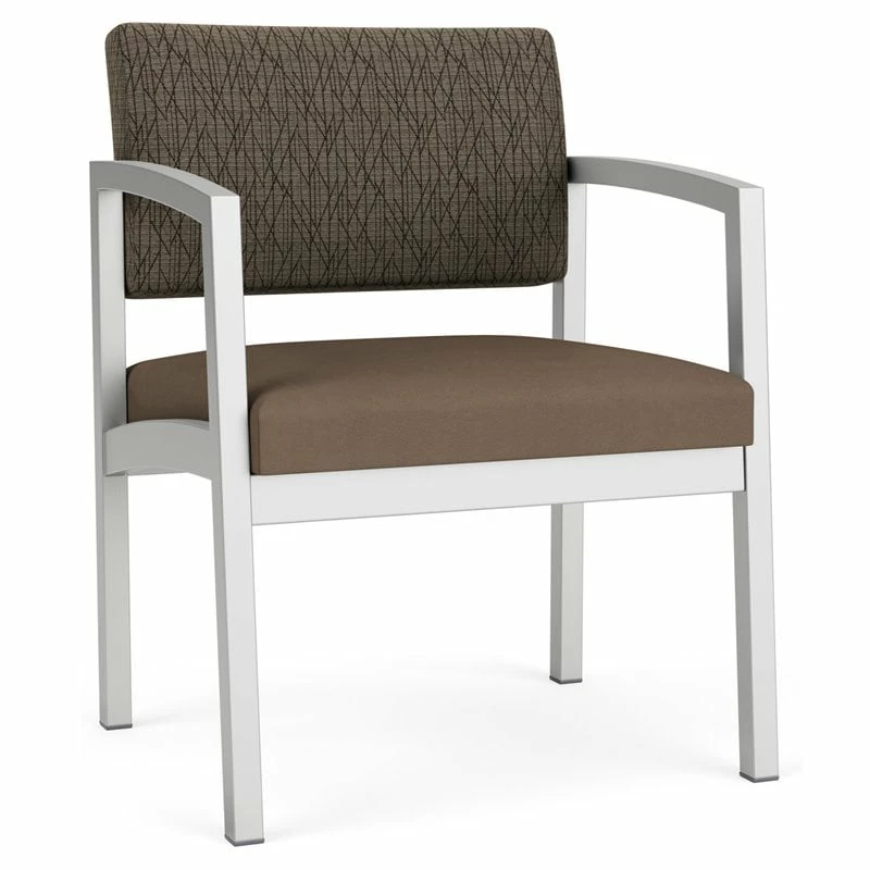 Lesro Lenox Steel Fabric Oversize Guest Chair In Silver/Open House Cobalt 3 Lesro Lenox Steel Fabric Oversize Guest Chair In Silver/Open House Cobalt
