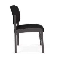 Lesro Lenox Steel Polyurethane Armless Guest Chair In Charcoal/Castillo Metal 41 Lesro Lenox Steel Polyurethane Armless Guest Chair In Charcoal/Castillo Metal -CYMAX Sales 2473305 1 L