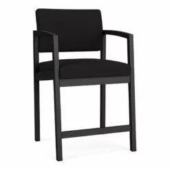 Lesro Lenox Steel Modern Fabric Hip Chair In Black/Adler Nocturnal -CYMAX Sales 2473353 L