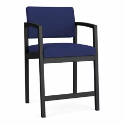 Lesro Lenox Steel Modern Fabric Hip Chair In Black/Adler Nocturnal -CYMAX Sales 2473354 L