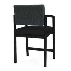 Lesro Lenox Steel Modern Fabric Hip Chair In Black/Adler Nocturnal -CYMAX Sales 2473358 2 L