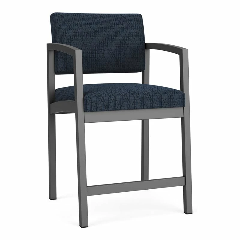 Lesro Lenox Steel Modern Fabric Hip Chair In Charcoal/Adler Midnight Sky 21 Lesro Lenox Steel Modern Fabric Hip Chair In Charcoal/Adler Midnight Sky - Image 19