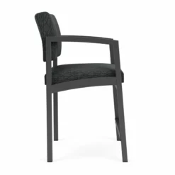 Lesro Lenox Steel Fabric Hip Chair In Charcoal/Adler Gray Flannel/Castillo Metal 38 Lesro Lenox Steel Fabric Hip Chair In Charcoal/Adler Gray Flannel/Castillo Metal -CYMAX Sales 2473370 1 L
