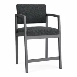 Lesro Lenox Steel Fabric Hip Chair In Charcoal/Adler Gray Flannel/Castillo Metal 37 Lesro Lenox Steel Fabric Hip Chair In Charcoal/Adler Gray Flannel/Castillo Metal -CYMAX Sales 2473370 L