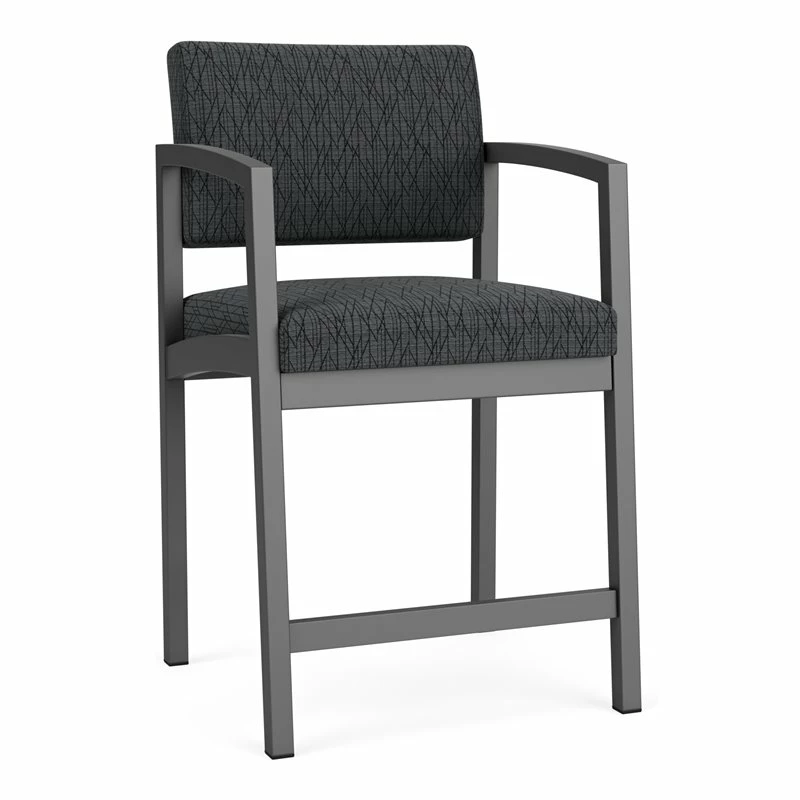 Lesro Lenox Steel Fabric Hip Chair In Charcoal/Adler Gray Flannel/Castillo Metal 18 Lesro Lenox Steel Fabric Hip Chair In Charcoal/Adler Gray Flannel/Castillo Metal - Image 16