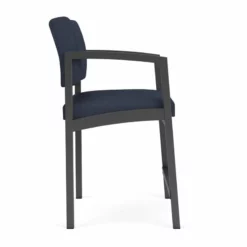 Lesro Lenox Steel Fabric Hip Chair In Charcoal/Adler Nocturnal/Castillo Black -CYMAX Sales 2473372 1 L 5