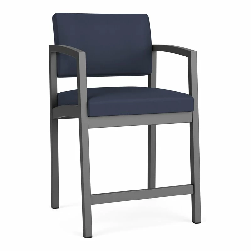 Lesro Lenox Steel Fabric Hip Chair In Charcoal/Adler Gray Flannel/Castillo Metal 12 Lesro Lenox Steel Fabric Hip Chair In Charcoal/Adler Gray Flannel/Castillo Metal - Image 10