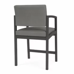 Lesro Lenox Steel Modern Fabric Hip Chair In Charcoal/Open House Cobalt -CYMAX Sales 2473374 2 L 2