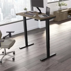 Move 40 Series 48W X 24D Height Adjustable Standing Desk - Engineered Wood 24 Move 40 Series 48W X 24D Height Adjustable Standing Desk - Engineered Wood -CYMAX Sales 2474548 10 L