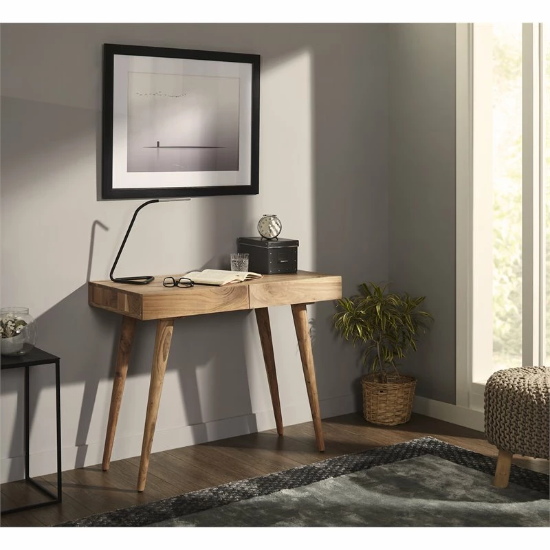 Mod-Arte Pratt Modern Kiln-dried Hard Wood Office Desk In Natural 21 Mod-Arte Pratt Modern Kiln-dried Hard Wood Office Desk In Natural - Image 19