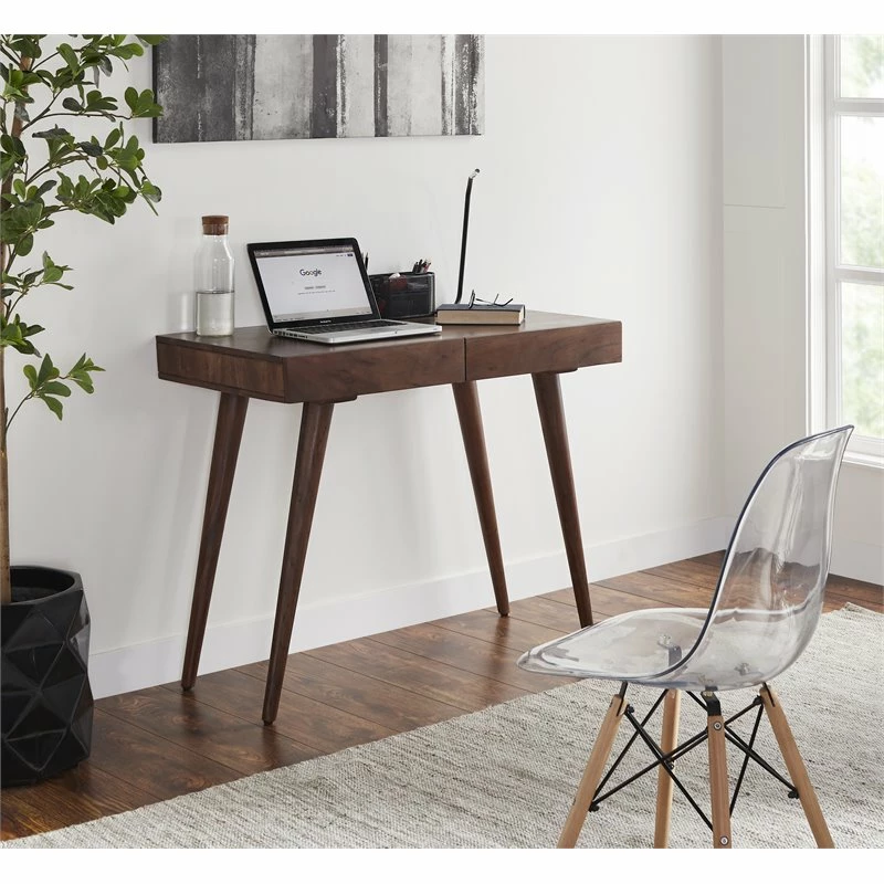 Mod-Arte Pratt Modern Kiln-dried Hard Wood Office Desk In Natural 8 Mod-Arte Pratt Modern Kiln-dried Hard Wood Office Desk In Natural - Image 6