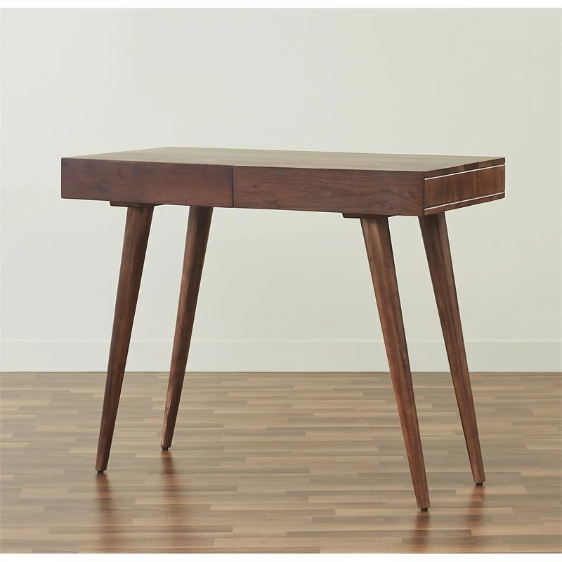 Mod-Arte Pratt Modern Kiln-dried Hard Wood Office Desk In Natural 5 Mod-Arte Pratt Modern Kiln-dried Hard Wood Office Desk In Natural - Image 3