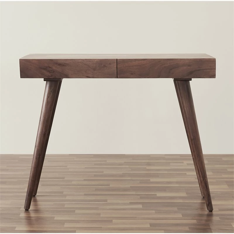 Mod-Arte Pratt Modern Kiln-dried Hard Wood Office Desk In Natural 7 Mod-Arte Pratt Modern Kiln-dried Hard Wood Office Desk In Natural - Image 5