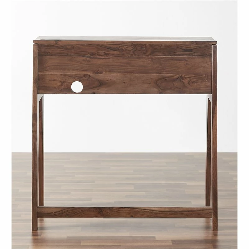 Mod-Arte Origami Modern Hardwood Secretary Desk In Dark Walnut Finish 17 Mod-Arte Origami Modern Hardwood Secretary Desk In Dark Walnut Finish - Image 15