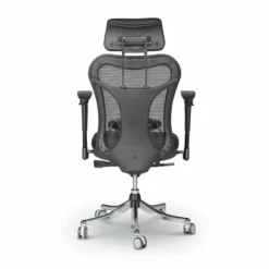 MooreCo 48-51" Plastic Ergo Ex Ergonomic Executive Chair With Casters In Black -CYMAX Sales 2488254 2 L