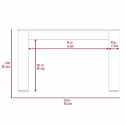 FM Furniture Aurora Modern Wood Computer Office Desk In Smokey Oak Black -CYMAX Sales 2489003 4 L
