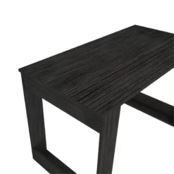 FM Furniture Aurora Modern Wood Computer Office Desk In Smokey Oak Black -CYMAX Sales 2489003 6 L