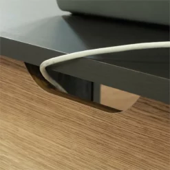 Sauder Acadia Way Engineered Wood L-Shaped Desk In Raven Oak/Timber Oak 24 Sauder Acadia Way Engineered Wood L-Shaped Desk In Raven Oak/Timber Oak -CYMAX Sales 2491092 15 L