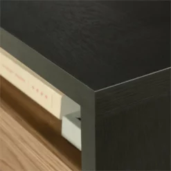 Sauder Acadia Way Engineered Wood L-Shaped Desk In Raven Oak/Timber Oak 30 Sauder Acadia Way Engineered Wood L-Shaped Desk In Raven Oak/Timber Oak -CYMAX Sales 2491092 6 L