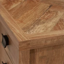 Sauder Cannery Bridge Engineered Wood Executive Desk In Sindoori Mango/Brown -CYMAX Sales 2498975 11 L