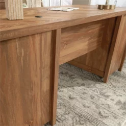 Sauder Cannery Bridge Engineered Wood Executive Desk In Sindoori Mango/Brown -CYMAX Sales 2498975 7 L