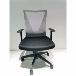 FM Furniture Hobart 41" Adjustable Modern Plastic Office Chair In Black -CYMAX Sales 2499048 2 L