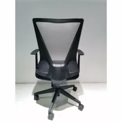 FM Furniture Hobart 41" Adjustable Modern Plastic Office Chair In Black -CYMAX Sales 2499048 4 L