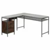 UrbanPro Engineered Wood And Metal L-Shaped Desk In Rich Walnut 1 UrbanPro Engineered Wood And Metal L-Shaped Desk In Rich Walnut -CYMAX Sales 2499518 L