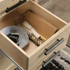 UrbanPro Engineered Wood Executive Desk In Prime Oak -CYMAX Sales 2499537 15 L