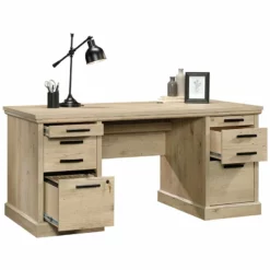 UrbanPro Engineered Wood Executive Desk In Prime Oak -CYMAX Sales 2499537 3 L