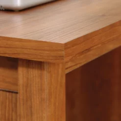 UrbanPro Single Engineered Wood Pedestal Desk In Prairie Cherry Finish -CYMAX Sales 2499568 18 L